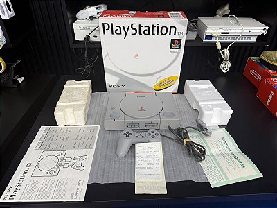 Console Playstation 1 Fat Americano Travado SCPH-5501 CIB - PS1 Fat