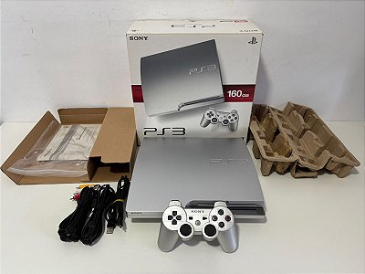 Console PlayStation 3 Slim Satin Silver  - PS3 Slim