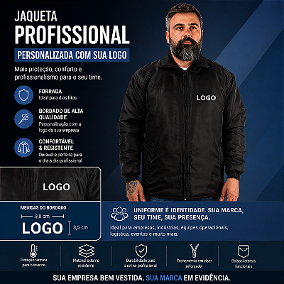 Kit 10 Jaquetas Em Microfibra Personalizadas Logo Uniforme