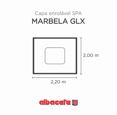 Capa para Banheira Marbela GLX Albacete