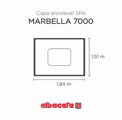 Capa SPA Banheira Marbella 7000 Albacete