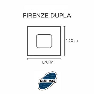 Capa SPA para Banheira Firenze Dupla Multimax