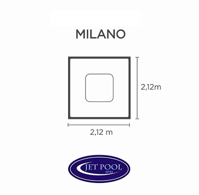 Capa SPA para Banheira Milano Jet Pool