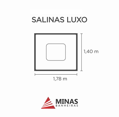 Capa SPA para Banheira Ouro Salinas Luxo Minas Banheiras