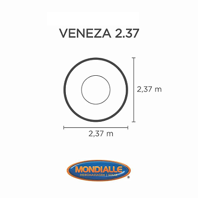 Capa SPA para Banheira Veneza 2.37 Mondialle