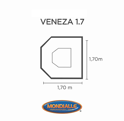 Capa SPA para Banheira Veneza 1.7 Mondialle