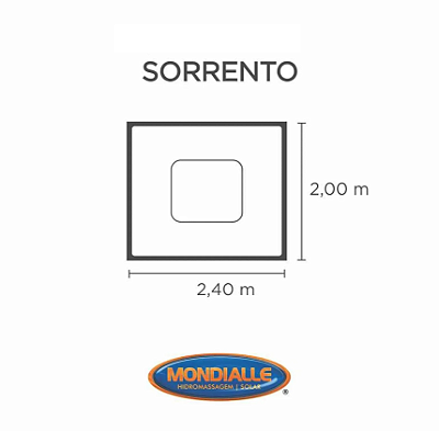 Capa SPA para Banheira Sorrento Mondialle