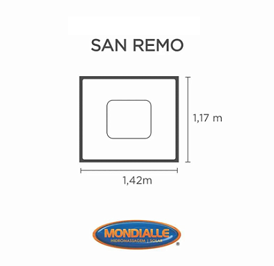 Capa SPA para Banheira San Remo Mondialle
