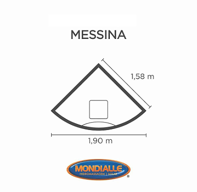 Capa SPA para Banheira Messina Mondialle