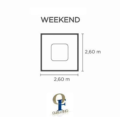 Capa SPA para Banheira Weekend Ouro Fino