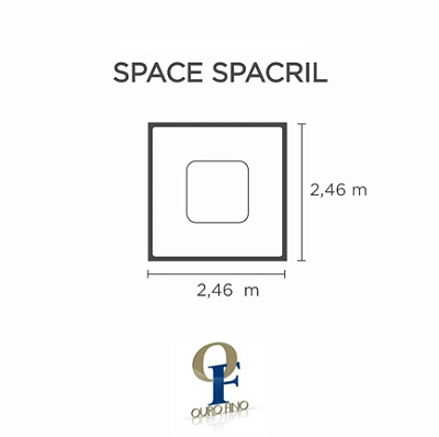 Capa SPA para Banheira Space Spacril Ouro Fino