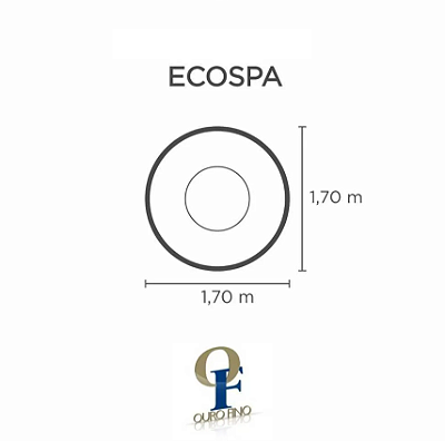 Capa SPA para Banheira Ecospa Ouro Fino