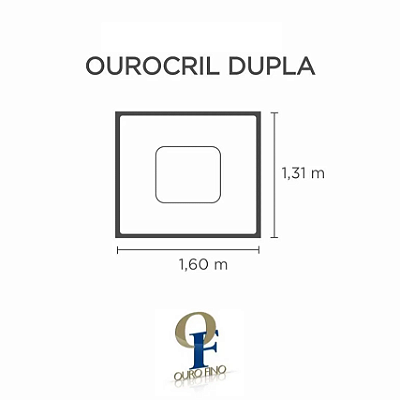 Capa SPA para Banheira Ourocril Dupla Ouro Fino