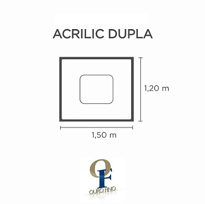 Capa SPA para Banheira Acrillic Dupla Ouro Fino