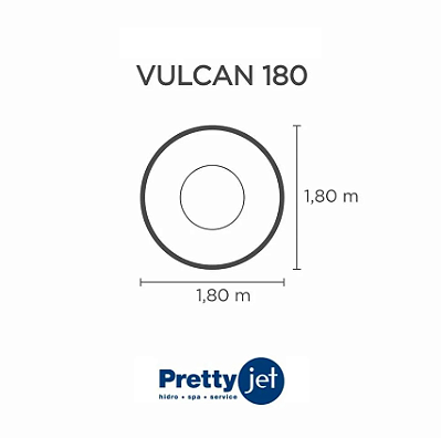 Capa SPA para Banheira Vulcan 180 Pretty Jet