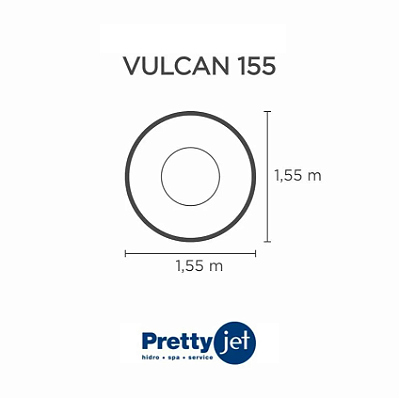 Capa SPA para Banheira Vulcan 155 Pretty Jet