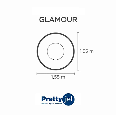 Capa SPA para Banheira Glamour Pretty Jet