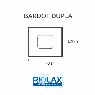 Capa SPA para Banheira Bardot Dupla Riolax