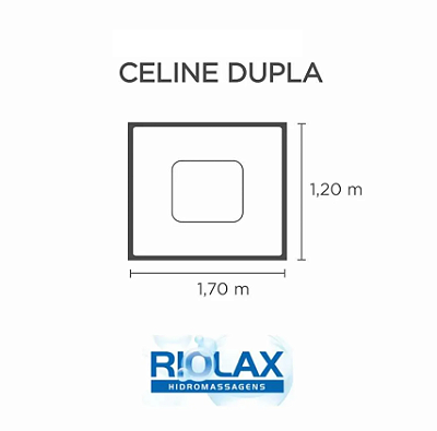 Capa SPA para Banheira Celine Dupla Riolax