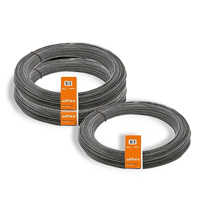 Kit 3kg Arame Recozido Liso BWG18 Fio 1,24mm allflex 3x1kg