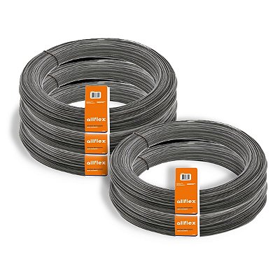 Kit 5kg Arame Recozido Liso BWG18 Fio 1,24mm allflex 5x1kg