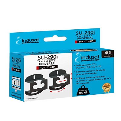 Suporte Fixo Universal Indusat SU-290i Para TVs de 10"a 85"