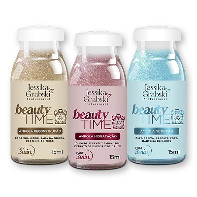 Beauty Time - Kit Ampolas Cronograma Completo