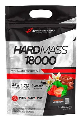 Hard Mass 18000 Hipercalórico 3kg - BodyAction