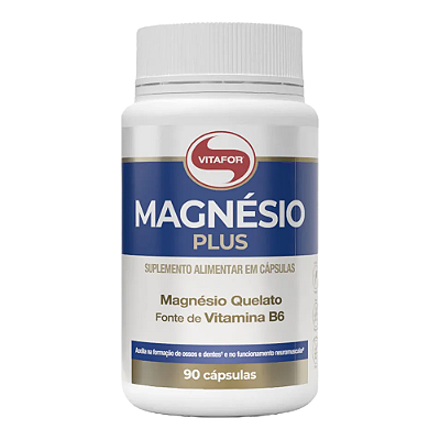 Magnésio Plus c/ Vitamina B6 90 Caps - Vitafor