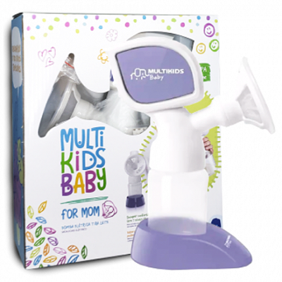 Bomba Extratora de Leite Elétrica Multikids Baby For Mom Bivolt BB009