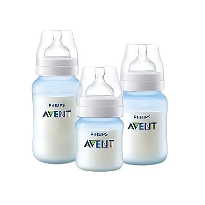 Kit 3 Mamadeira Classic Anticólica 125/260/330ml Philips Avent