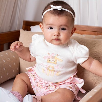 Cojunto Body e Short Lovely Girl