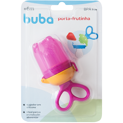 Porta Frutinhas com Sugador em Silicone Buba