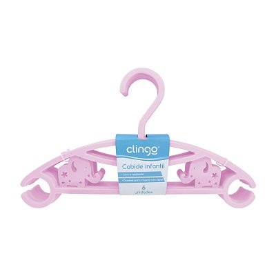 Cabide Leve e Resistente para Roupas Clingo