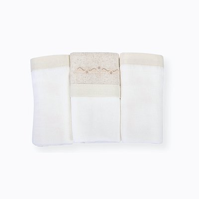 Kit Fraldas Premium Loupiot Nature 3 Unidades 70x68cm