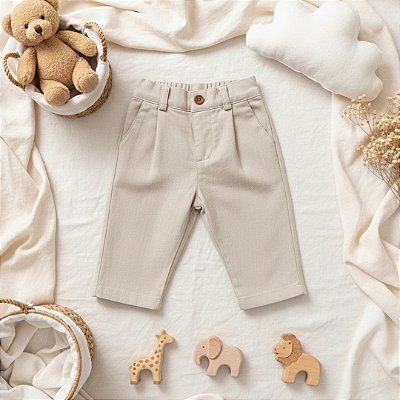 Calça Linho Bebê Menino