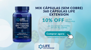 Mix Cápsulas (sem Cobre) 360 Cápsulas Life Extension