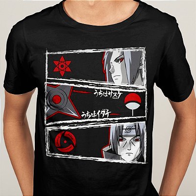 Camiseta naruto shippuden akatsuki ninjas renegados simbolos