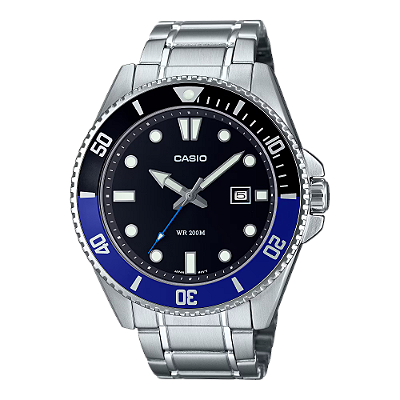 RELÓGIO CASIO DURO AÇO MDV-107D-1A2VDF BATMAN