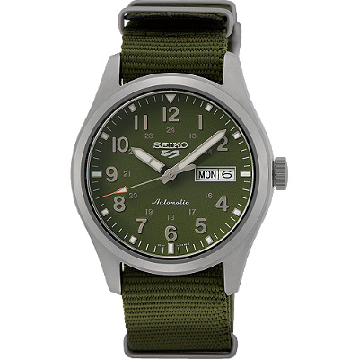 RELÓGIO NEW SEIKO 5 SPORTS FIELD STYLE SRPG33B1