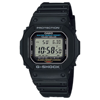 RELÓGIO G-SHOCK G-5600UE-1DR TOUGH SOLAR