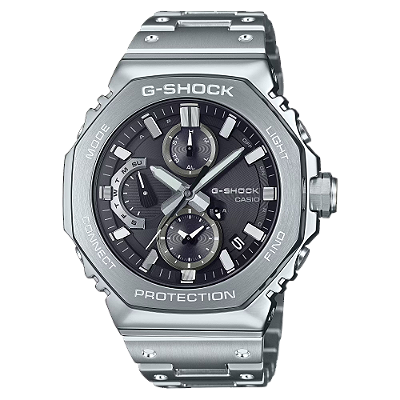 RELÓGIO G-SHOCK FULL METAL CHRONOGRAPH GMC-B2100D-1ADR TOUGH SOLAR