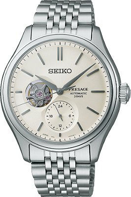 RELÓGIO SEIKO PRESAGE CLASSIC SERIES SHIRO-IRO SPB469J1 OPEN HEART