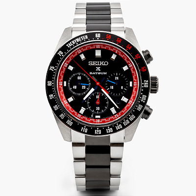RELÓGIO SEIKO PROSPEX SPEEDTIMER SOLAR DATSUN SSC957P1 EDIÇÃO LIMITADA