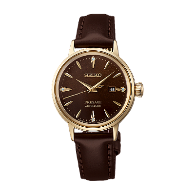 RELÓGIO SEIKO PRESAGE COCKTAIL TIME SRE020J1 "JAMAICAN COFFEE"