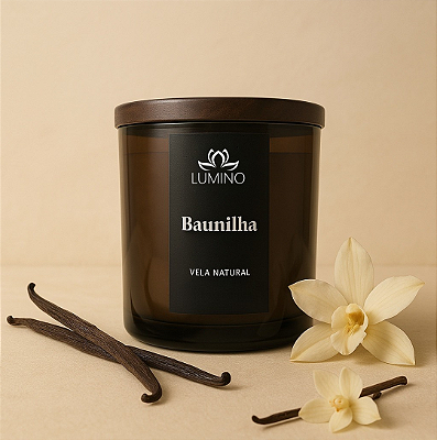 Vela Ambar - Baunilha