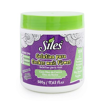 Gelatina Para Cachos Mais Firmes 500g