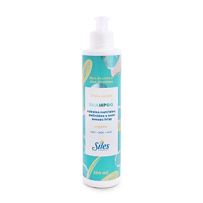 Shampoo Linha Cachos com Óleo de Coco e Óleo de Rícino