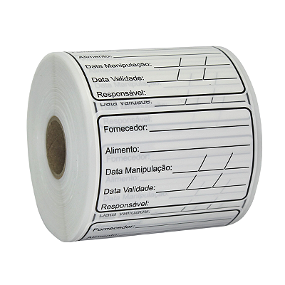 ETIQUETAS AUTOADESIVA 80X50mm – MANIPULAÇÃO