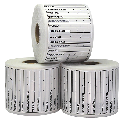 ETIQUETAS AUTOADESIVA 60X30mm – MANIPULAÇÃO